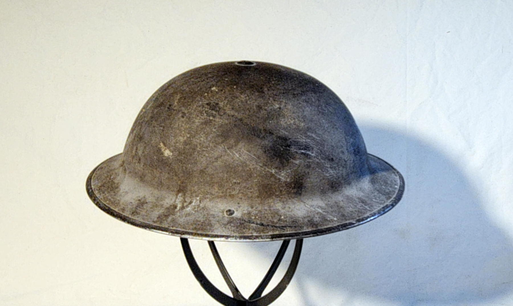 Front-left exterior view of the British Army Mk II helmet