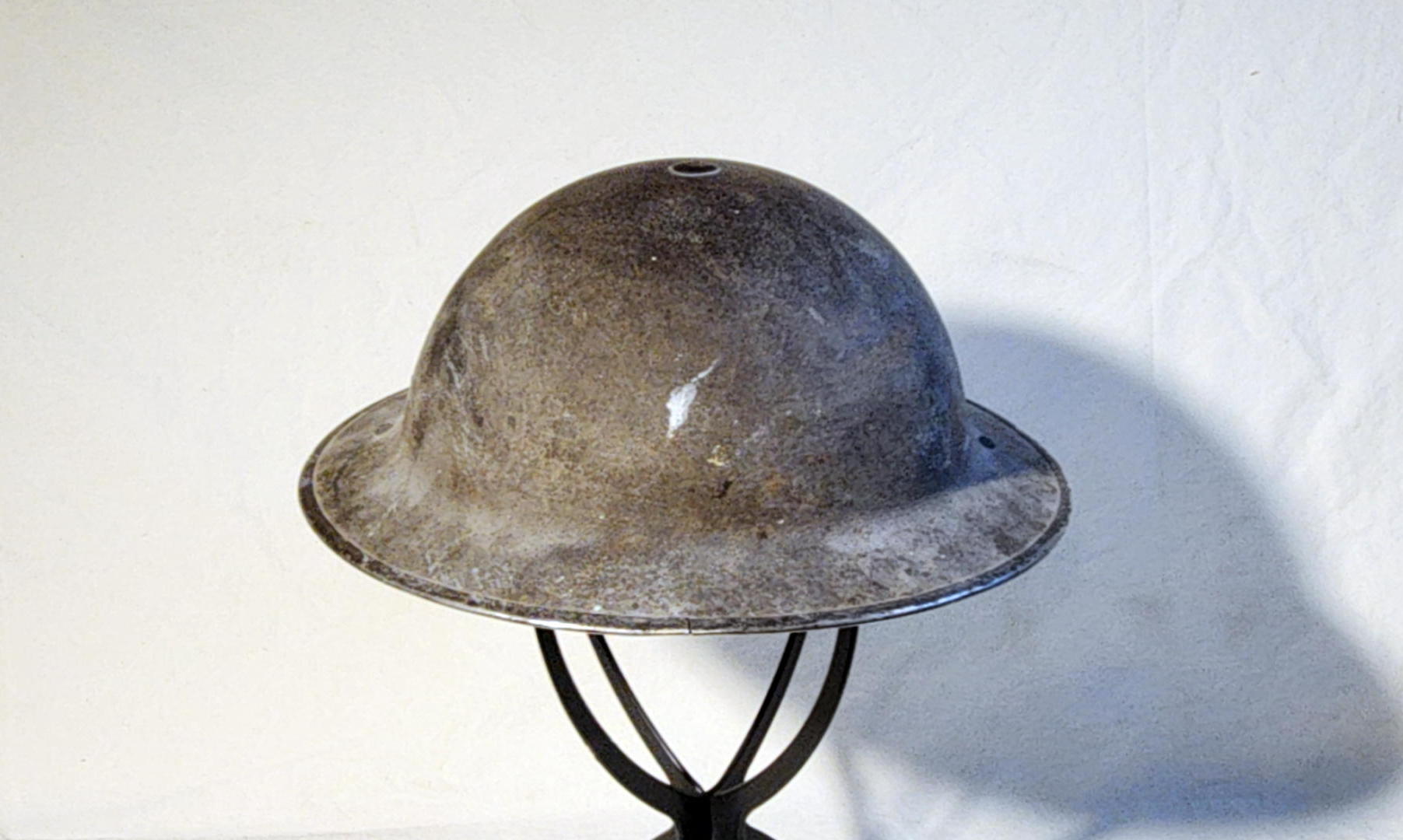 Front-right exterior view of the British Army Mk II helmet