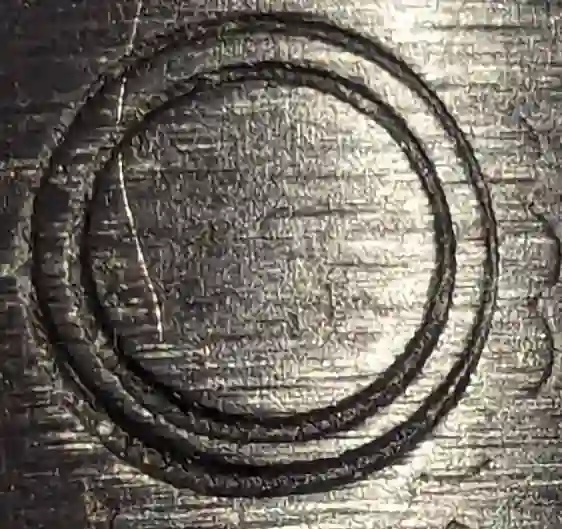 Concentric circle receiver mark