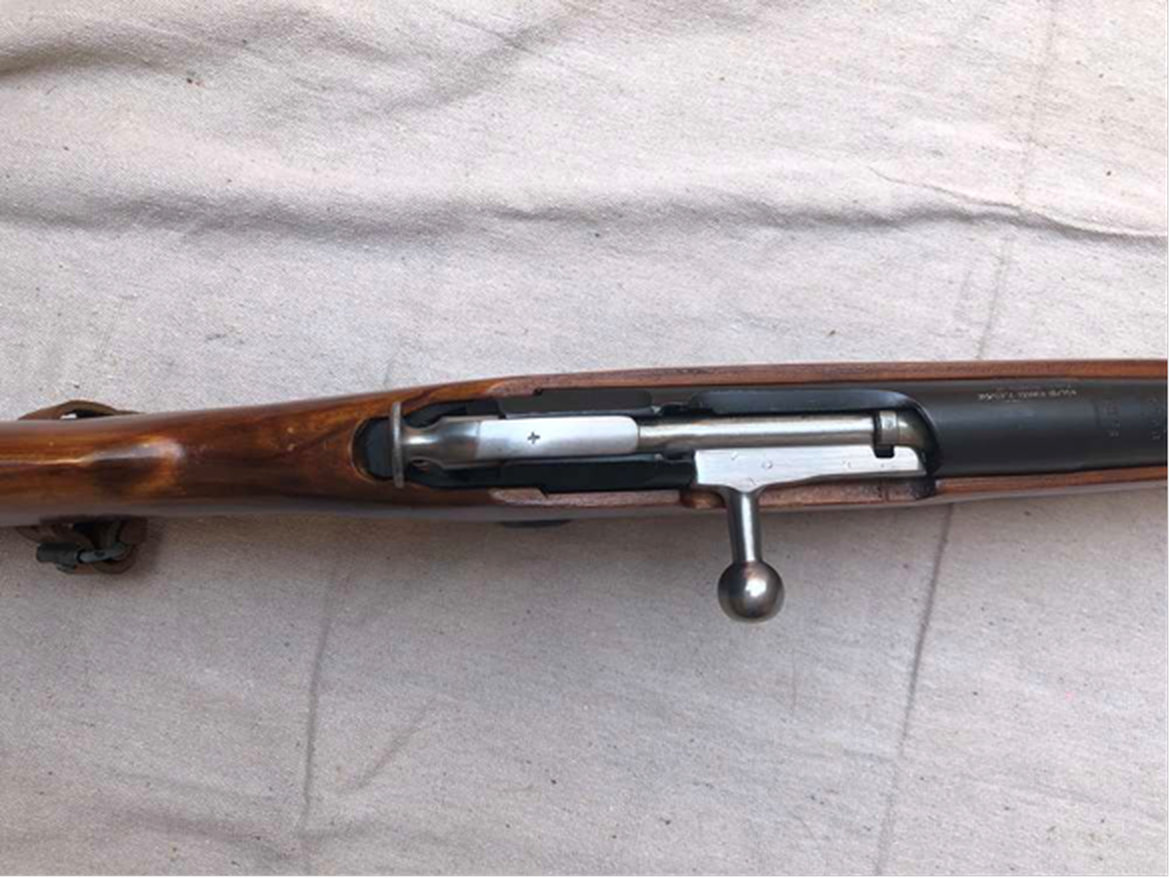 Receiver and bolt area of the Mosin-Nagant M1891/30