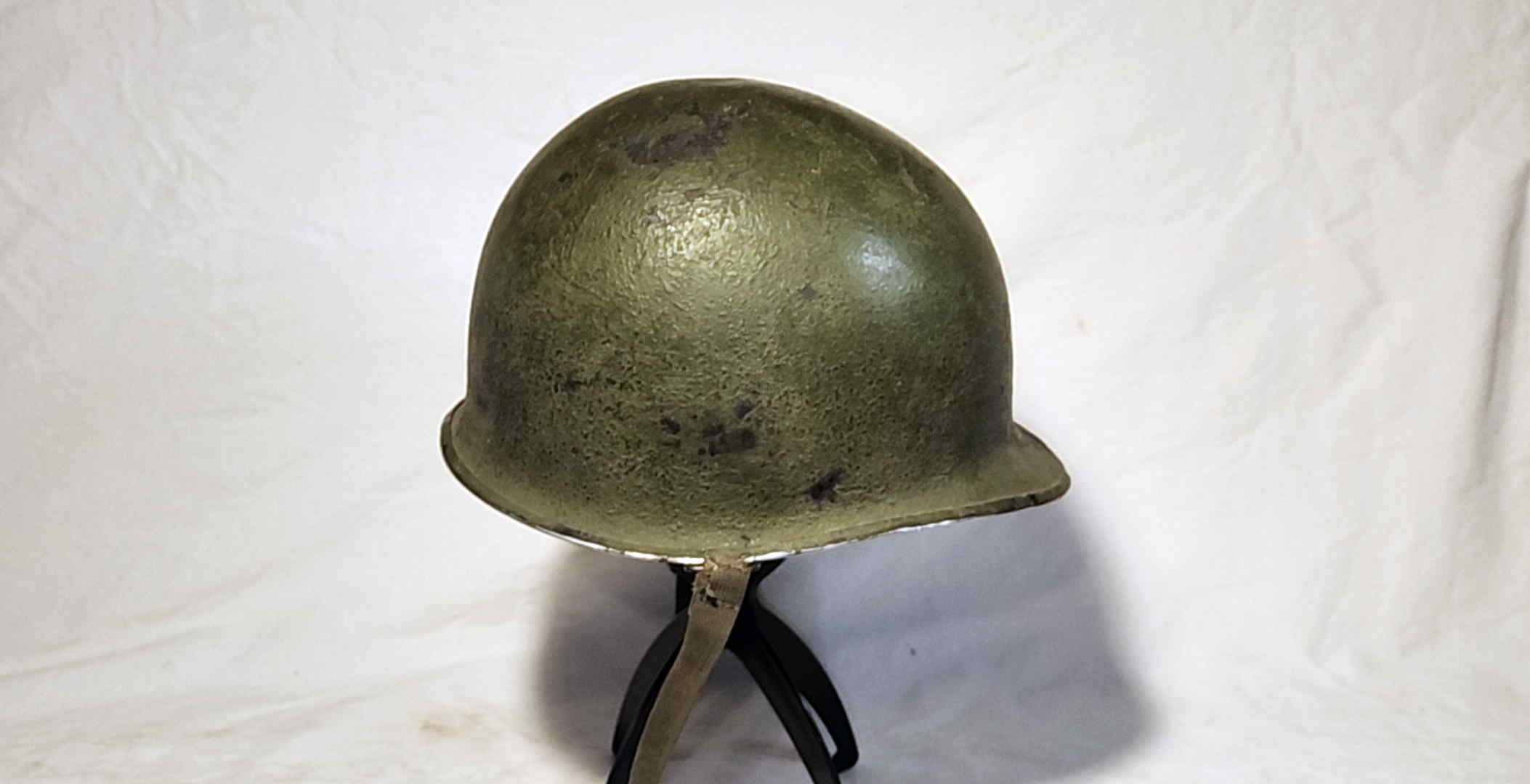 Right side view of the U.S. M1 steel shell