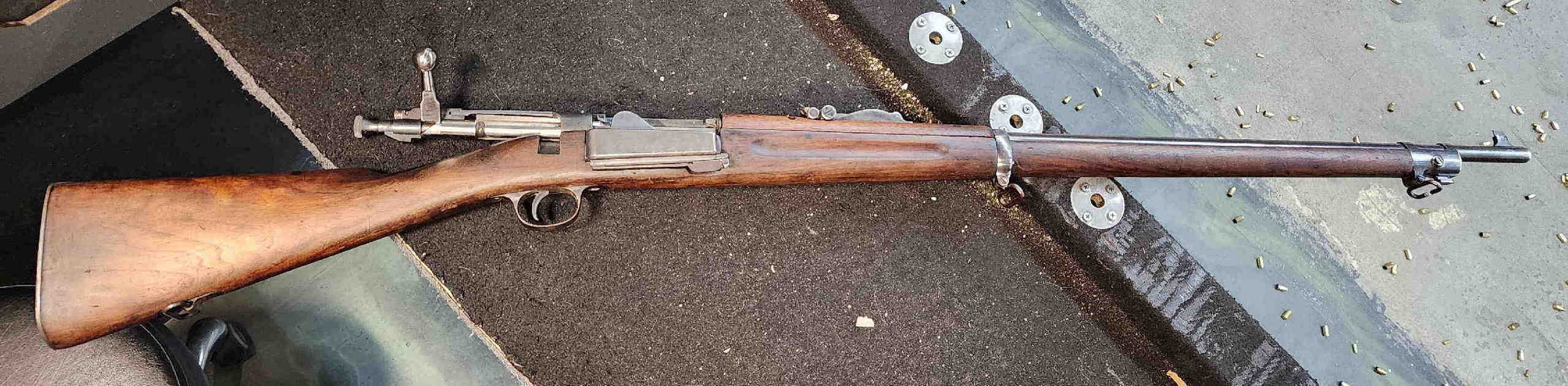U.S. Krag-Jørgensen Model 1898 rifle, full-length view
