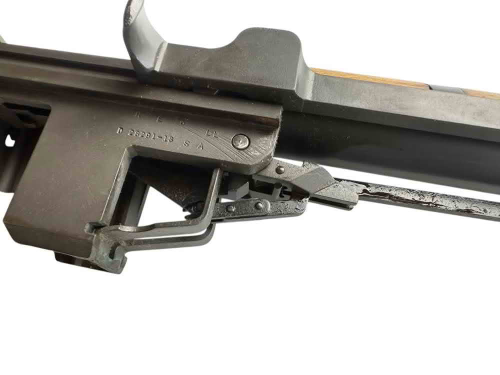 Lower receiver leg marking D28291-18 SA with heat lot marking above